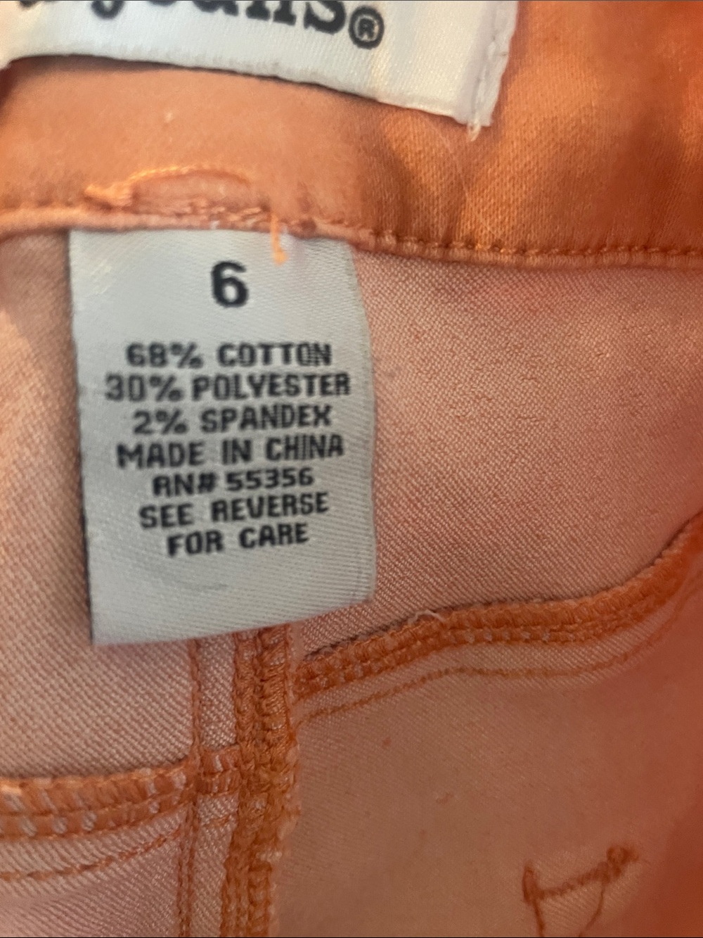 d.jeans Women's Skinny Jeans in Soft Coral Color - Picture 12 of 13